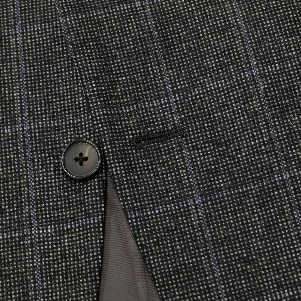 [Used] Paul Stuart Wool Cashmere Check 2B Suit Set Black x Grey [Size 44 Drop.7R] [GRY] [A/W] [Condition Rank B] ​​[Men&