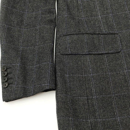 [Used] Paul Stuart Wool Cashmere Check 2B Suit Set Black x Grey [Size 44 Drop.7R] [GRY] [A/W] [Condition Rank B] ​​[Men&