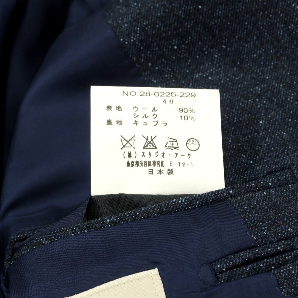 [Used] ATTIRE Wool Silk 3B Set-up Suit Navy [Size 46] [NVY] [A/W] [Condition Rank C] [Men&