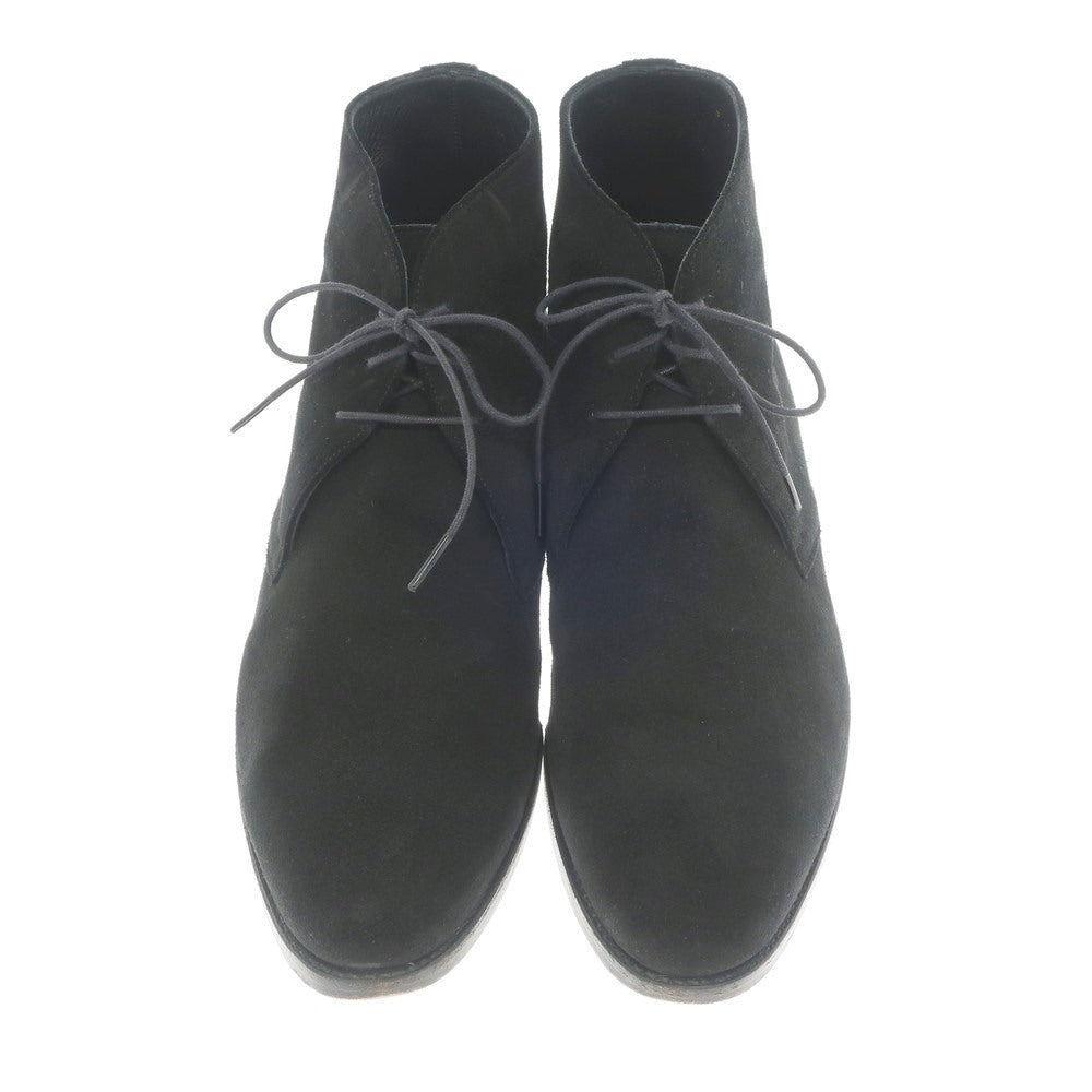 【中古】シップス SHIPS スエード チャッカーブーツ ブラック【サイズ8】【BLK】【S/S/A/W】【状態ランクB】【メンズ】【769369】