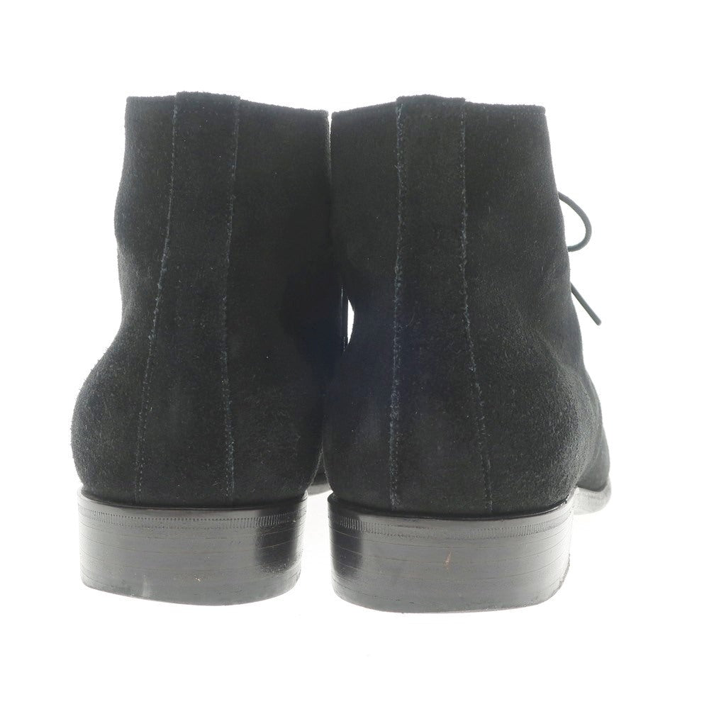 【中古】シップス SHIPS スエード チャッカーブーツ ブラック【サイズ8】【BLK】【S/S/A/W】【状態ランクB】【メンズ】【769369】