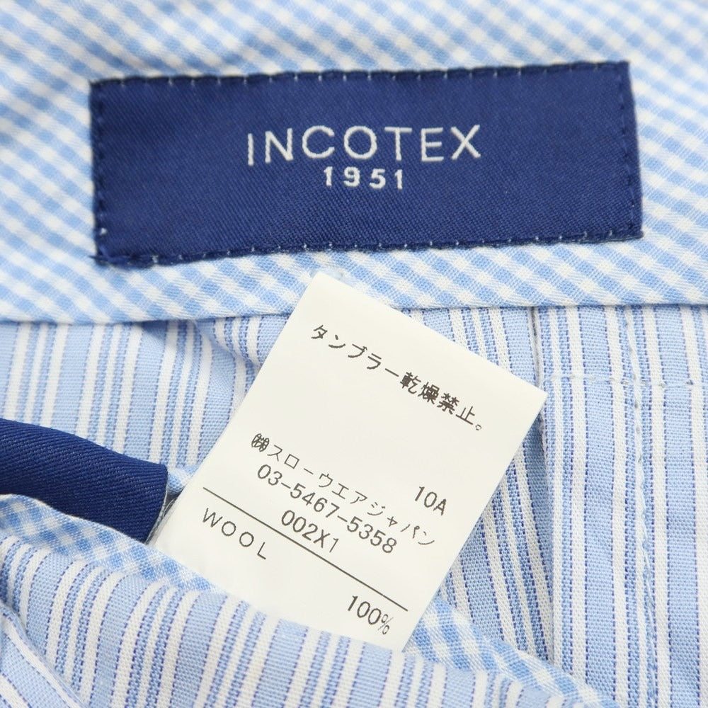 【中古】インコテックス INCOTEX SUPER100’S ウール ドレススラックス パンツ グレー【サイズ44】【GRY】【S/S】【状態ランクC】【メンズ】【769370】