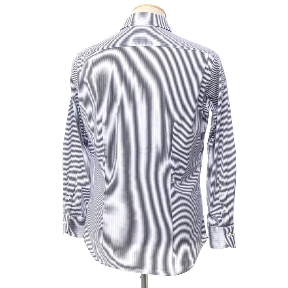 【中古】バグッタ Bagutta ドレスシャツ
 ホワイトxネイビー【サイズ38】【NVY】【S/S/A/W】【状態ランクB】【メンズ】
【769395】 BPD