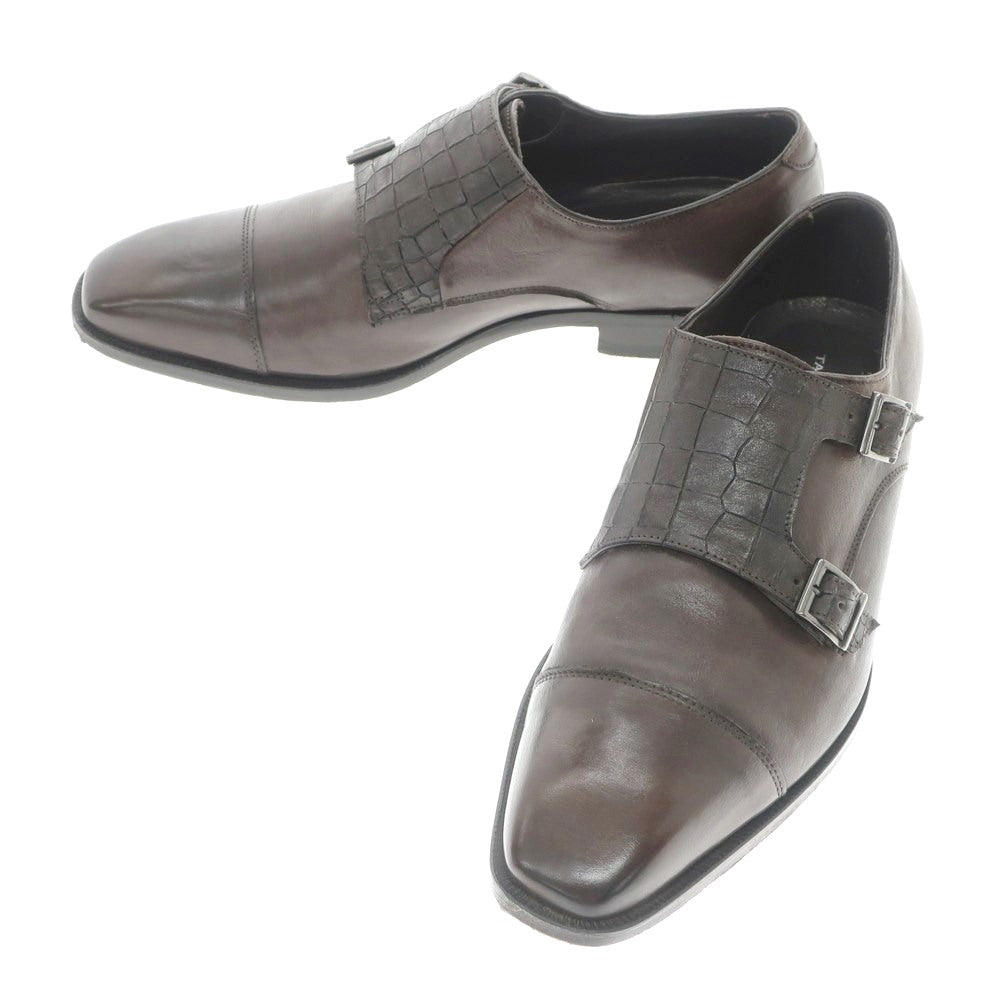 [Used] TAGLIATORE Double Monk Dress Shoes Dark Brown [Size 41] [BRW] [S/S/A/W] [Condition Rank B] ​​[Men&