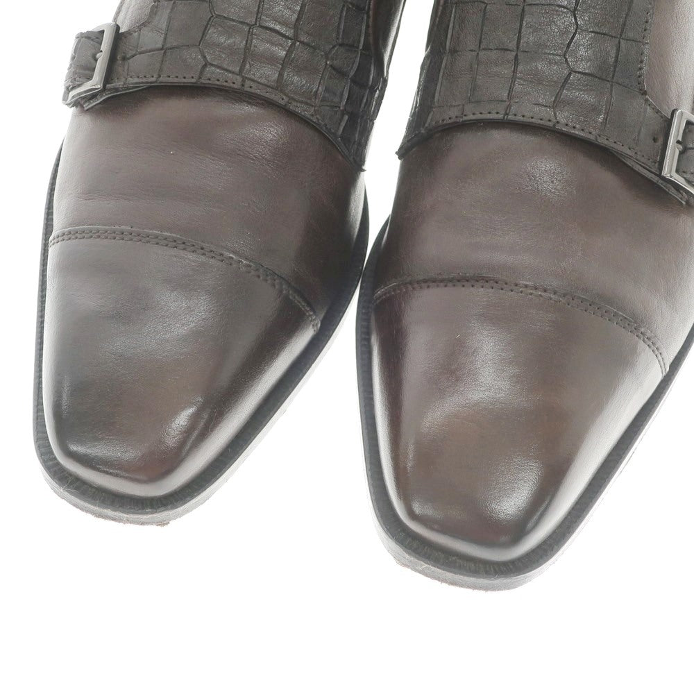 [Used] TAGLIATORE Double Monk Dress Shoes Dark Brown [Size 41] [BRW] [S/S/A/W] [Condition Rank B] ​​[Men&