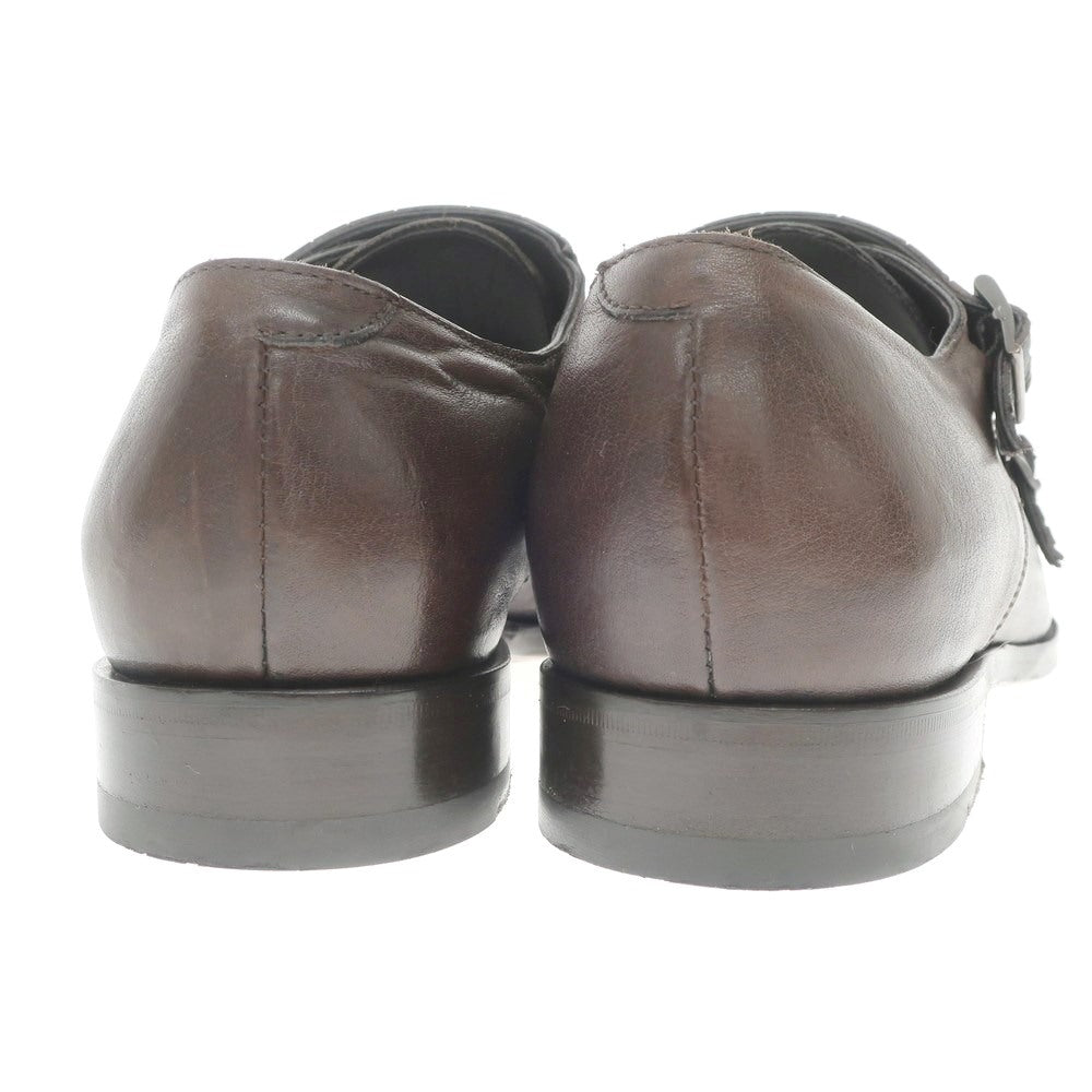 [Used] TAGLIATORE Double Monk Dress Shoes Dark Brown [Size 41] [BRW] [S/S/A/W] [Condition Rank B] ​​[Men&