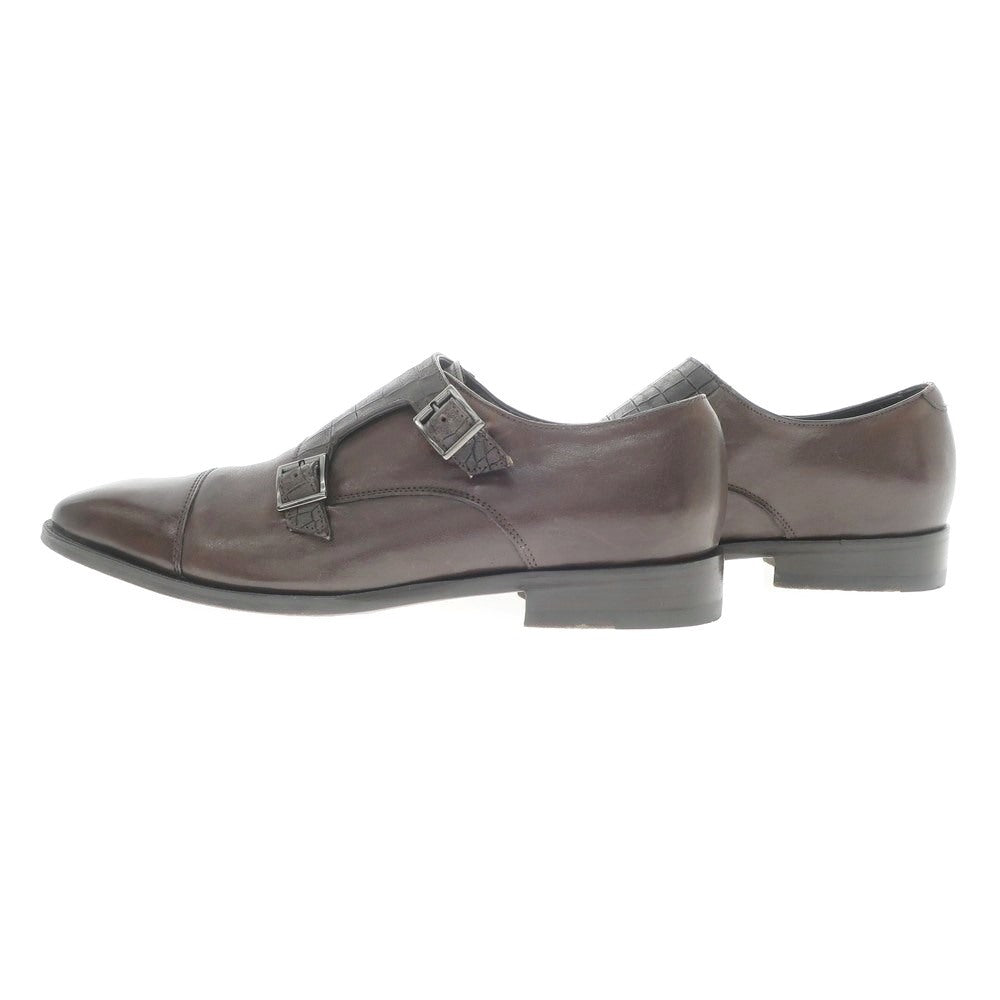 [Used] TAGLIATORE Double Monk Dress Shoes Dark Brown [Size 41] [BRW] [S/S/A/W] [Condition Rank B] ​​[Men&