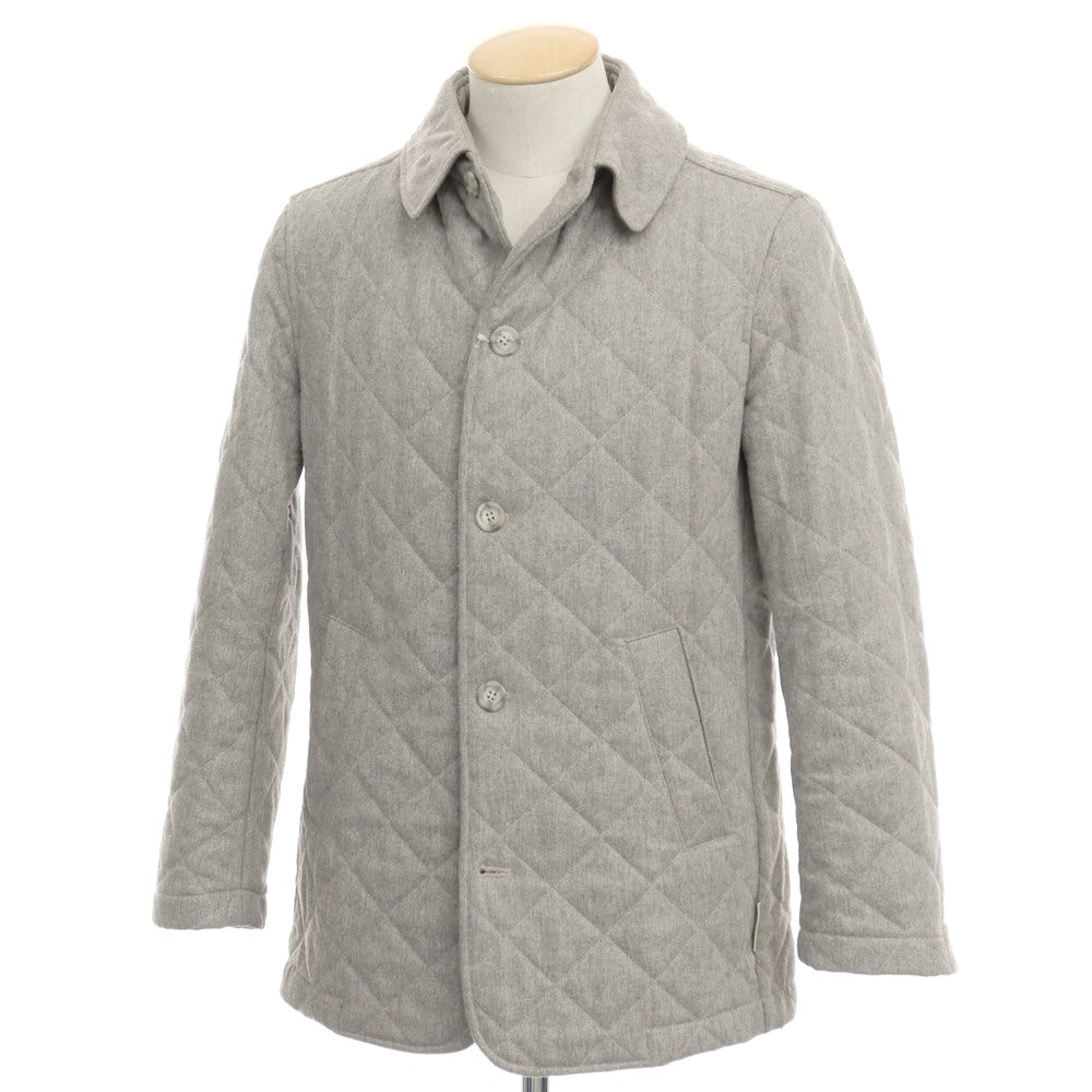 【中古】ヴァルスター Valstar ウールポリエステル キルティングブルゾン グレー【サイズ44】【GRY】【A/W】【状態ランクD】【メンズ】【768974】