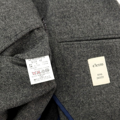 [Used] elento RING JACKET casual jacket
 Gray [Size 42] [GRY] [A/W] [Condition Rank C] [Men&