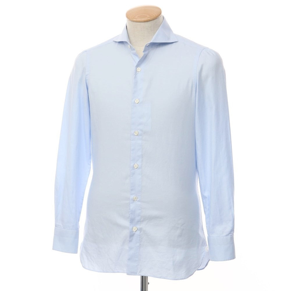 [Used] Luigi Borrelli dress shirt
 Light blue [Size not specified (S size)] [BLU] [S/S/A/W] [Condition: C] [Men&