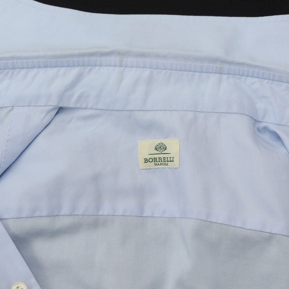 [Used] Luigi Borrelli dress shirt
 Light blue [Size not specified (S size)] [BLU] [S/S/A/W] [Condition: C] [Men&