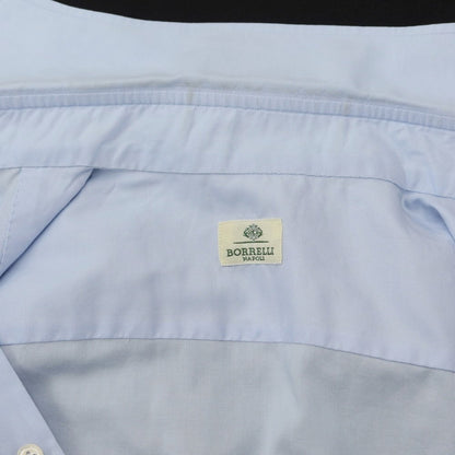 [Used] Luigi Borrelli dress shirt
 Light blue [Size not specified (S size)] [BLU] [S/S/A/W] [Condition: C] [Men&