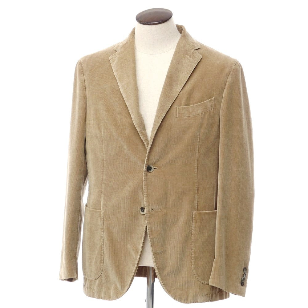 【中古】ボリオリ BOGLIOLI COAT コットンカシミヤコーデュロイ ジャケット ベージュ【サイズ50】【BEI】【A/W】【状態ランクC】【メンズ】【768994】
