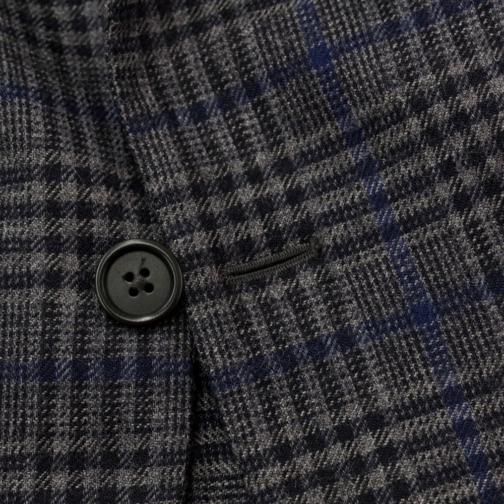 [Used] GAiOLA Wool Check Tailored Jacket Gray x Navy [Size 52] [GRY] [A/W] [Condition Rank C] [Men&