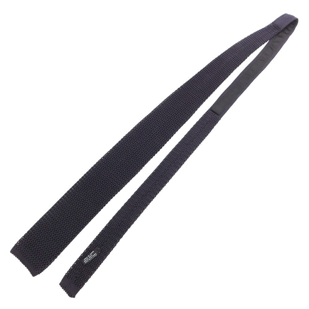 [Used] E.MARINELLA Silk Knit Tie Black [BLK] [S/S/A/W] [Condition Rank B] ​​[Men&
