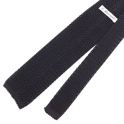 [Used] E.MARINELLA Silk Knit Tie Black [BLK] [S/S/A/W] [Condition Rank B] ​​[Men&