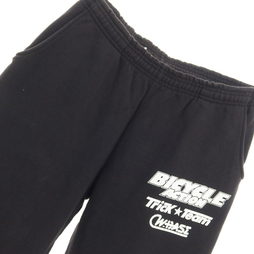 [Used] Double Base W-BASE Nomura Kunichi Direction Fleece-lined sweatpants Black [Size L] [BLK] [A/W] [Condition Rank B] ​​[Men&