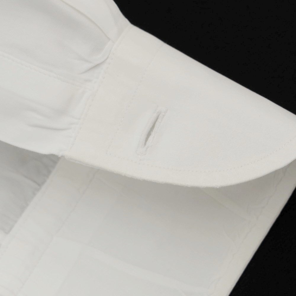 [Used] Emanuel Berg Cotton Semi-Wide Collar Dress Shirt White [Size 39/M] [WHT] [S/S/A/W] [Condition Rank C] [Men&