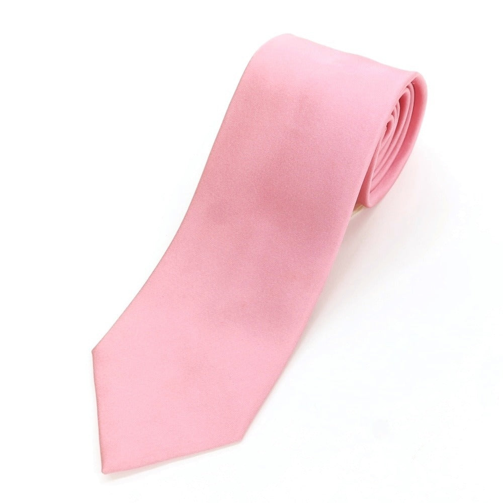 [Used] Luigi Borrelli 3-fold silk tie in pink [PNK] [S/S/A/W] [Condition: B] [Men&