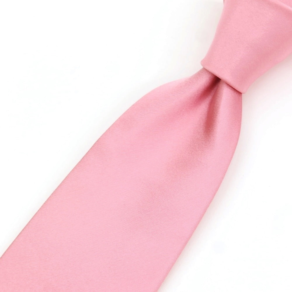 [Used] Luigi Borrelli 3-fold silk tie in pink [PNK] [S/S/A/W] [Condition: B] [Men&