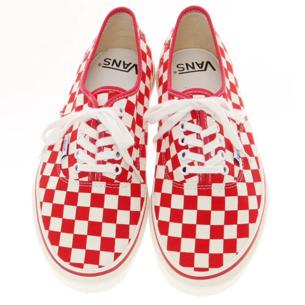 【中古】バンズ VANS オーセンティック チェッカーフラッグ キャンバス スニーカー レッドxホワイト【サイズ26.5cm】【RED】【S/S/A/W】【状態ランクA】【メンズ】【769296】