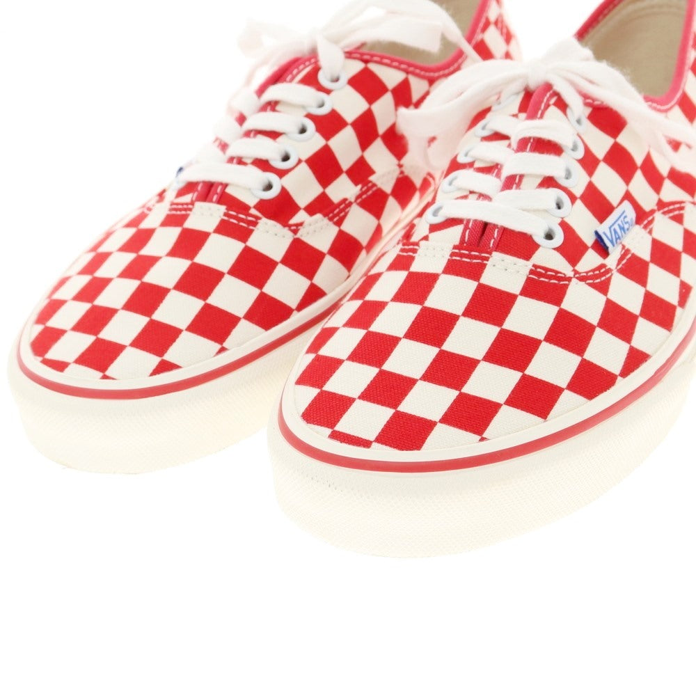 【中古】バンズ VANS オーセンティック チェッカーフラッグ キャンバス スニーカー レッドxホワイト【サイズ26.5cm】【RED】【S/S/A/W】【状態ランクA】【メンズ】【769296】