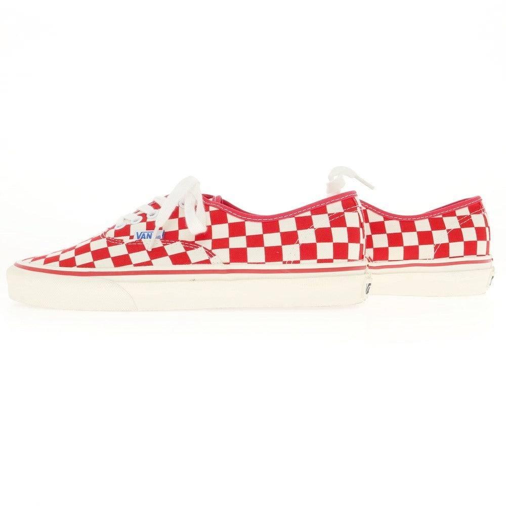 【中古】バンズ VANS オーセンティック チェッカーフラッグ キャンバス スニーカー レッドxホワイト【サイズ26.5cm】【RED】【S/S/A/W】【状態ランクA】【メンズ】【769296】