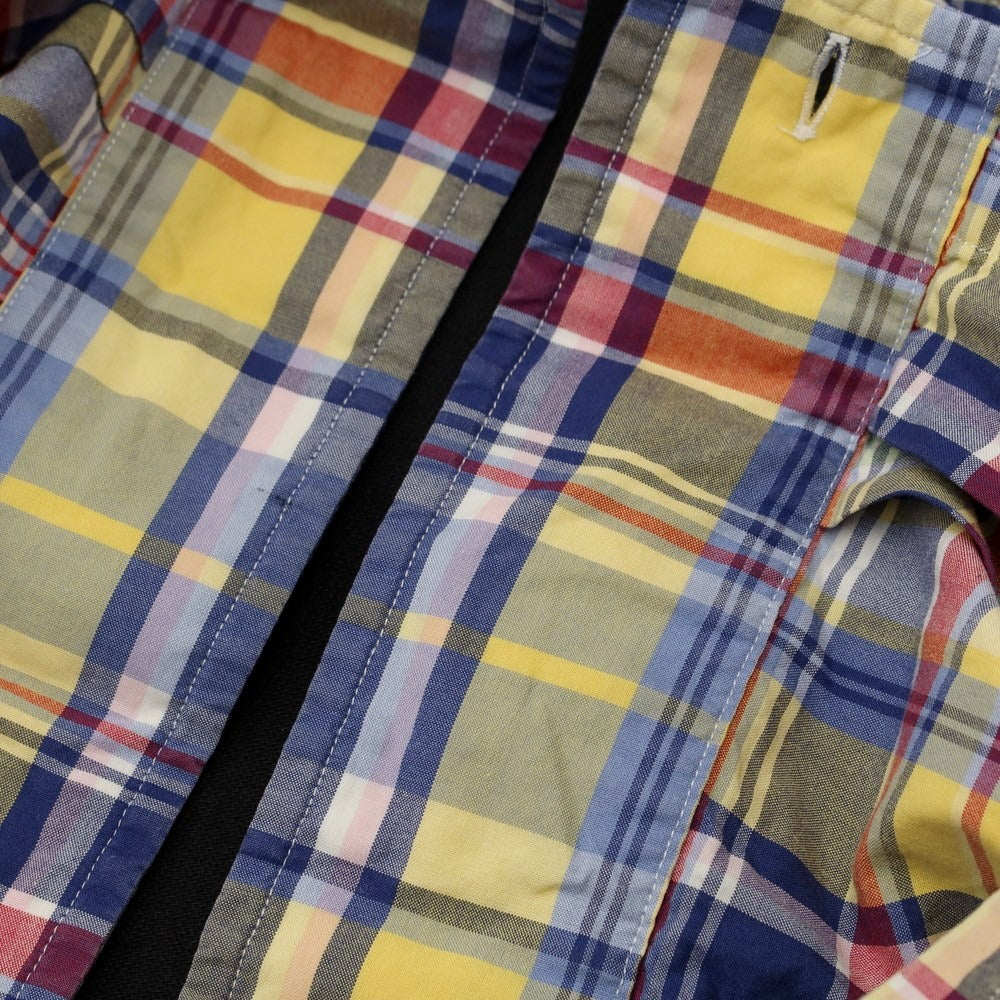 [Used] Ralph Lauren Cotton Check Button-down Casual Shirt Yellow x Navy [Size M] [YEL] [S/S/A/W] [Condition Rank B] ​​[Men&