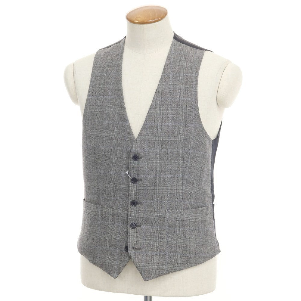 [Used] LARDINI Glen Check Gilet Vest Grey [Size 46] [GRY] [A/W] [Condition Rank B] ​​[Men&