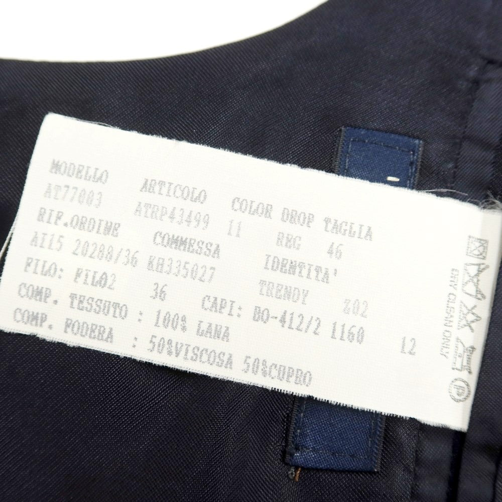 [Used] LARDINI Glen Check Gilet Vest Grey [Size 46] [GRY] [A/W] [Condition Rank B] ​​[Men&