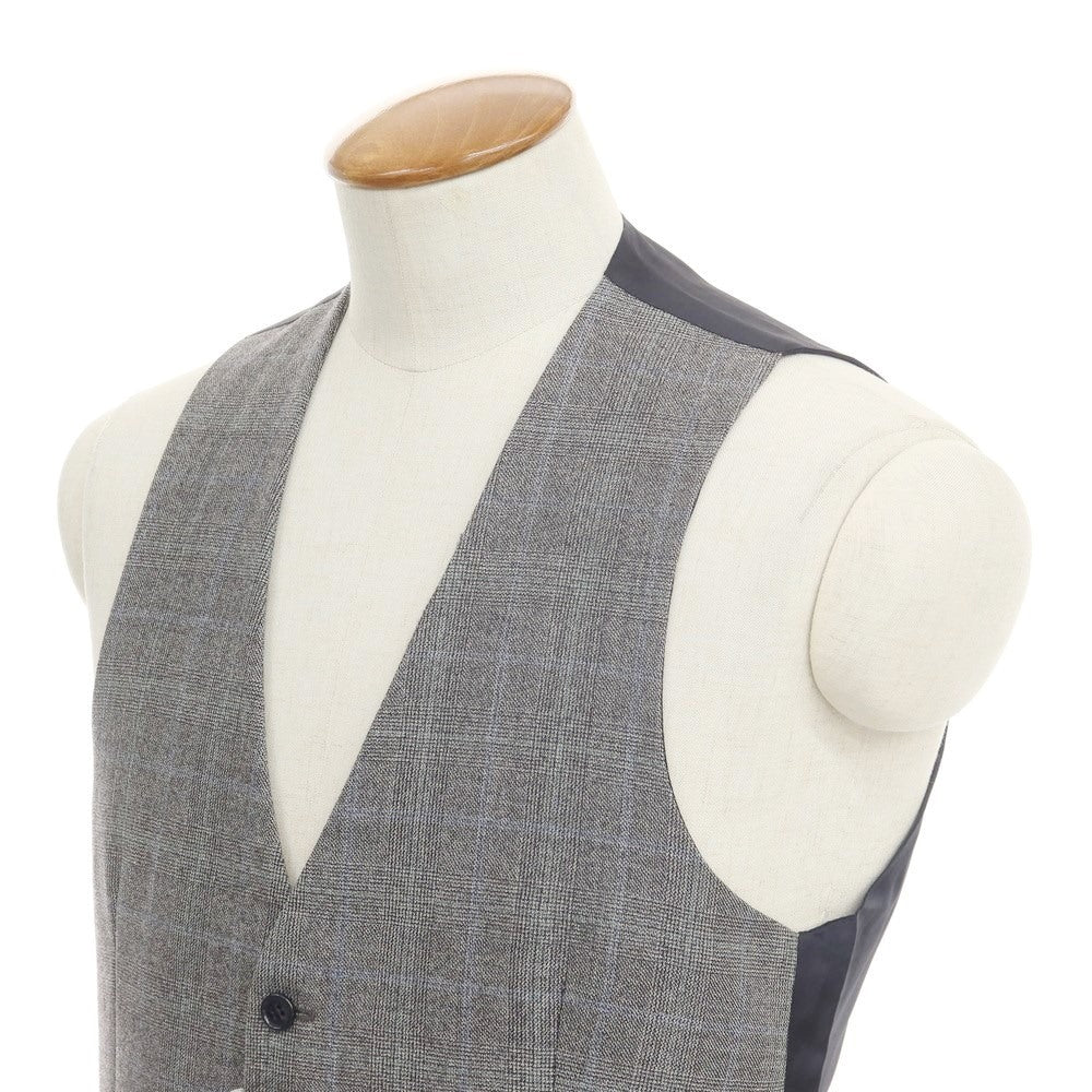 [Used] LARDINI Glen Check Gilet Vest Grey [Size 46] [GRY] [A/W] [Condition Rank B] ​​[Men&