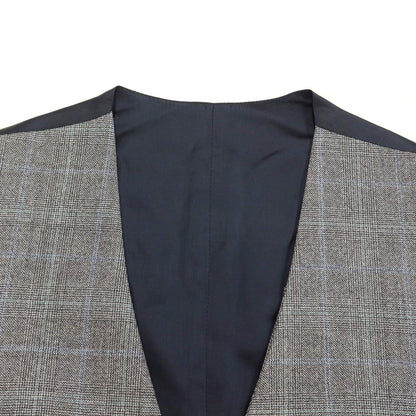 [Used] LARDINI Glen Check Gilet Vest Grey [Size 46] [GRY] [A/W] [Condition Rank B] ​​[Men&