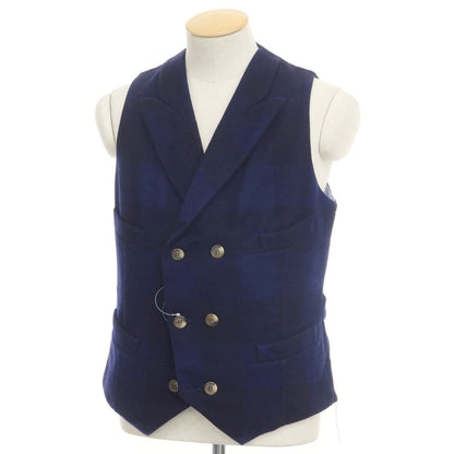 [Used] FORTELA Wool double gilet vest, navy [Size 42] [NVY] [A/W] [Condition rank B] ​​[Men&
