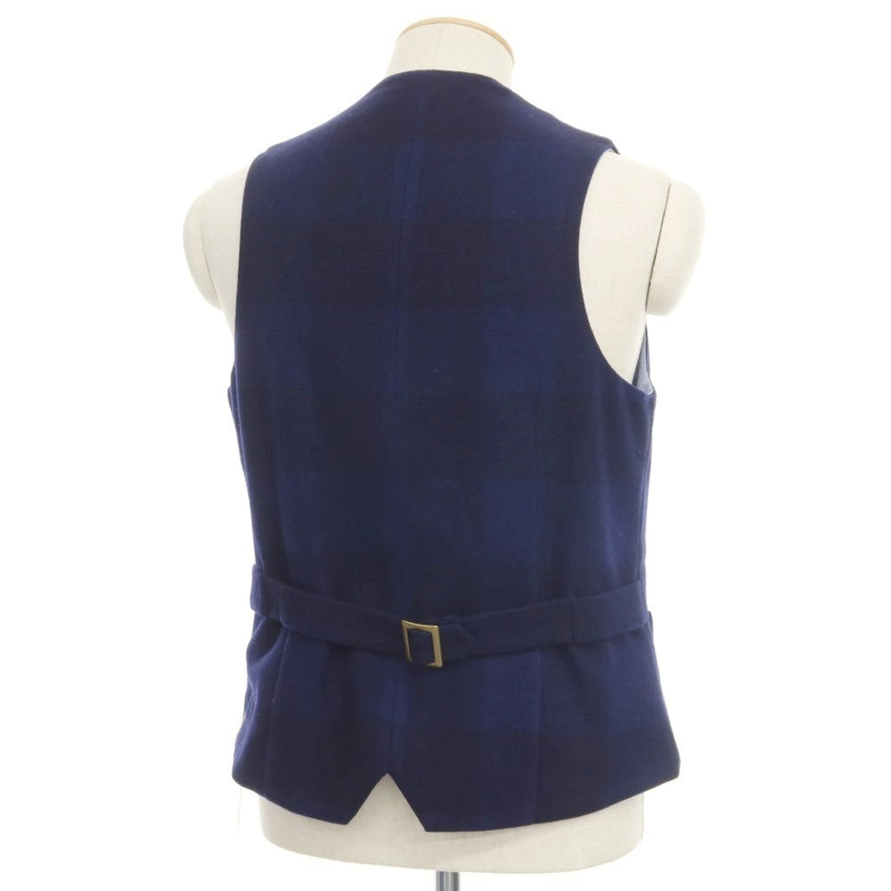 [Used] FORTELA Wool double gilet vest, navy [Size 42] [NVY] [A/W] [Condition rank B] ​​[Men&