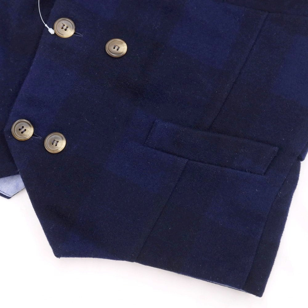 [Used] FORTELA Wool double gilet vest, navy [Size 42] [NVY] [A/W] [Condition rank B] ​​[Men&