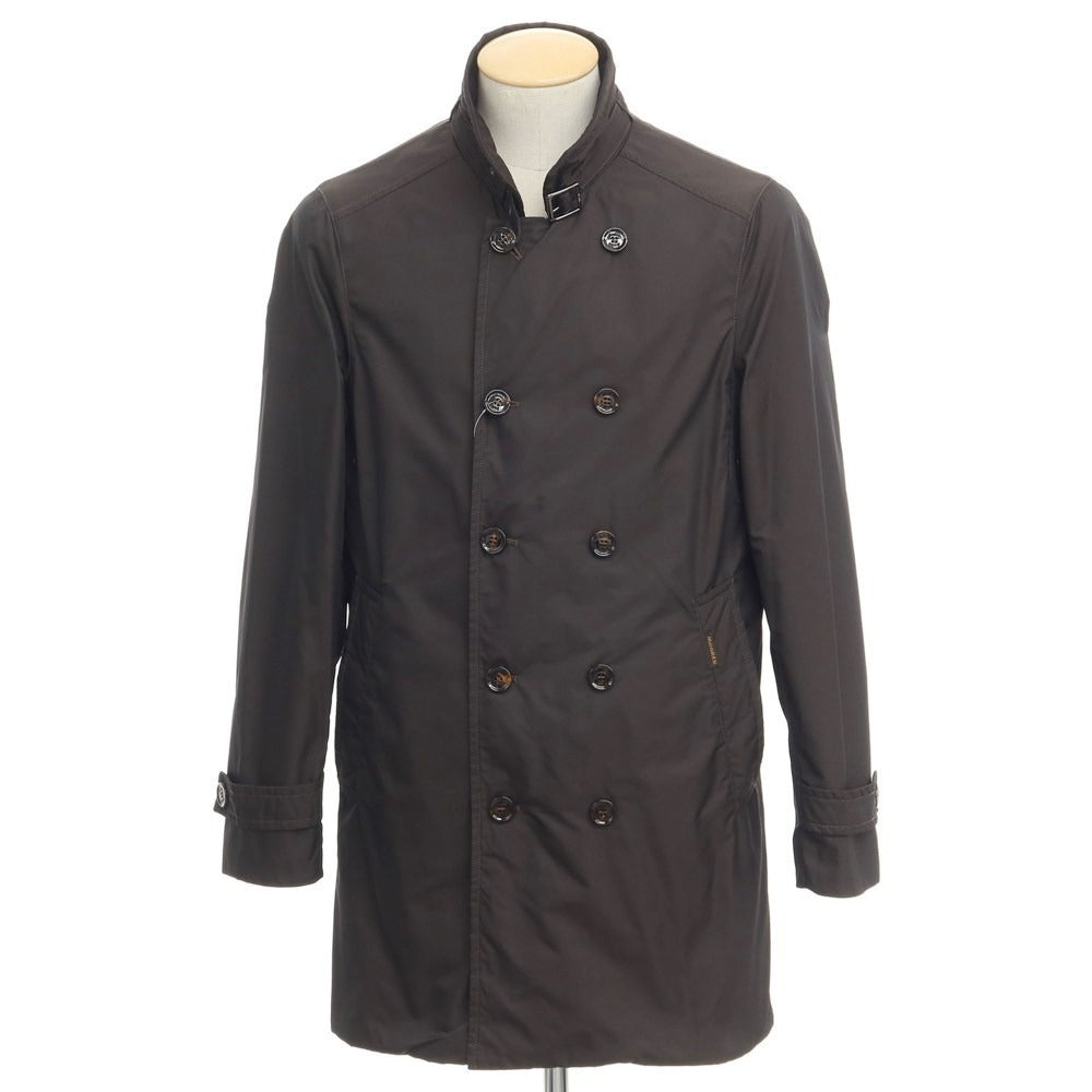 [Used] MOORER Double Breasted Coat
 Dark brown [Size 44] [BRW] [S/S] [Condition rank B] ​​[Men&