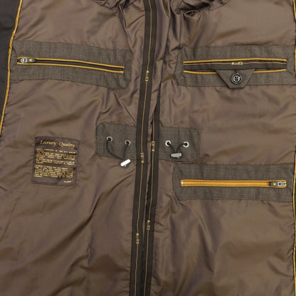 [Used] MOORER Double Breasted Coat
 Dark brown [Size 44] [BRW] [S/S] [Condition rank B] ​​[Men&