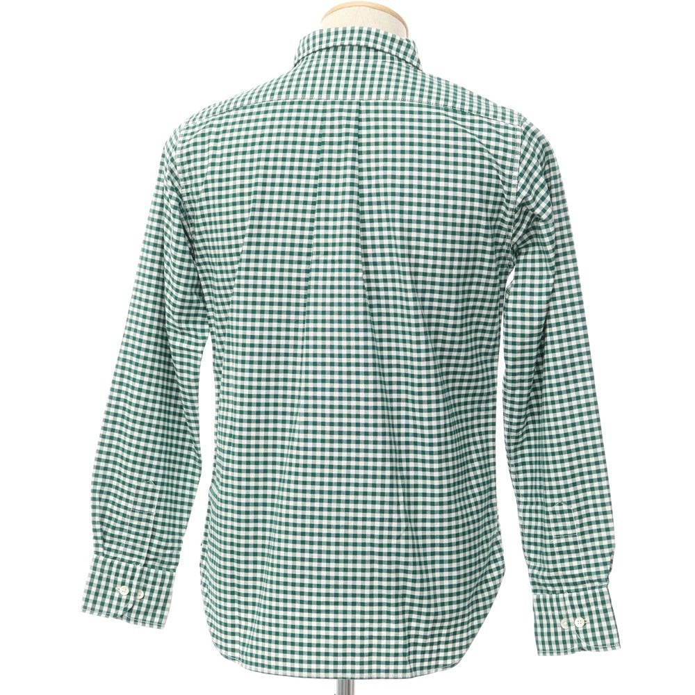 [Used] TOMORROWLAND Cotton Button-down Casual Shirt Green x White [Size S] [GRN] [S/S/A/W] [Condition Rank C] [Men&