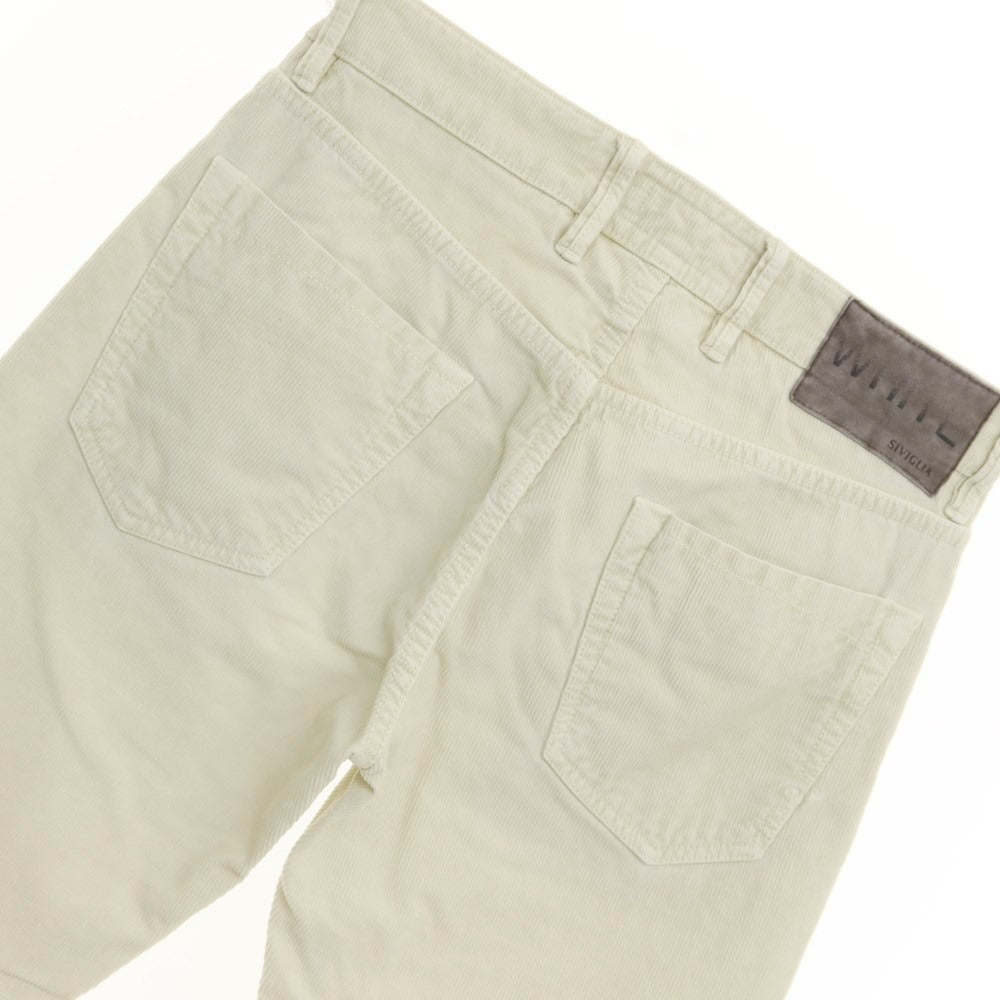【中古】ホワイトシヴィリア シビリア WHITE SIVIGLIA コットン 細畝 コーデュロイ パンツ ライトサンドベージュ系【サイズ29】【BEI】【S/S】【状態ランクC】【メンズ】【769297】