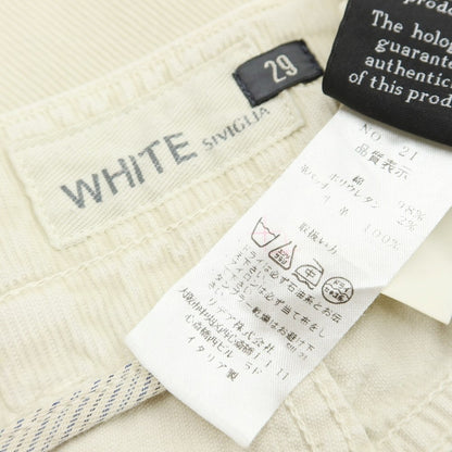 【中古】ホワイトシヴィリア シビリア WHITE SIVIGLIA コットン 細畝 コーデュロイ パンツ ライトサンドベージュ系【サイズ29】【BEI】【S/S】【状態ランクC】【メンズ】【769297】