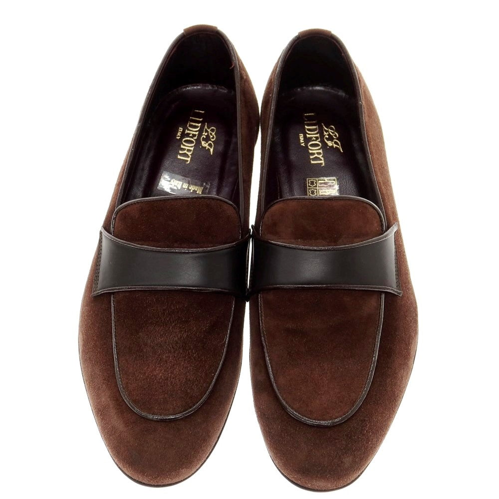 [Used] [Unused] LIDFORT Suede Loafers Brown [Size 5] [BRW] [S/S/A/W] [Condition Rank S] [Men&