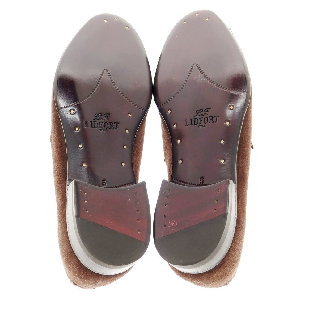 【日本特売】LIDFORT シューズ イタリアサイズ5 cocoa 靴