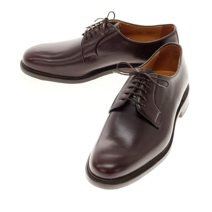 [Used] [Unused] Berwick Plain Toe Derby Dress Shoes Dark Brown [Size 9 1/2] [BRW] [S/S/A/W] [Condition Rank S] [Men&