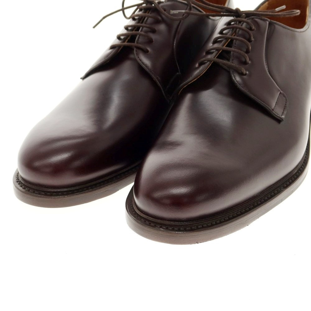 [Used] [Unused] Berwick Plain Toe Derby Dress Shoes Dark Brown [Size 9 1/2] [BRW] [S/S/A/W] [Condition Rank S] [Men&