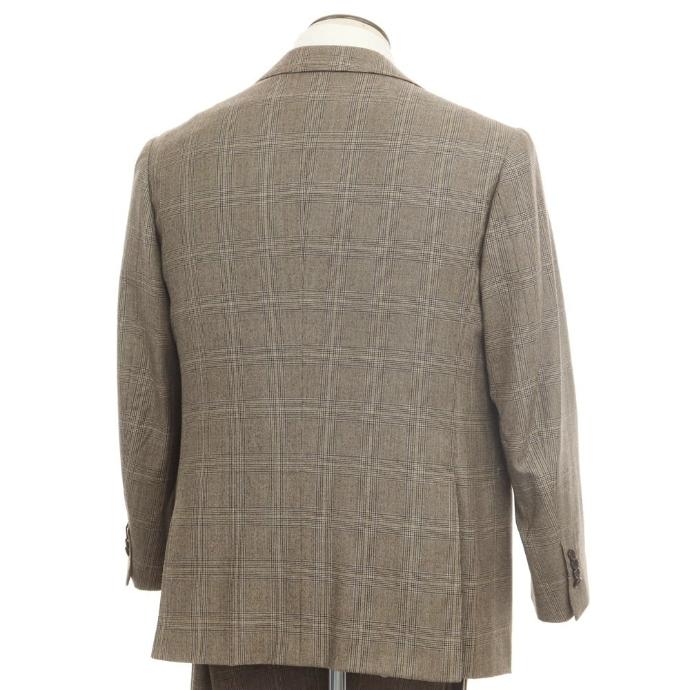 [Used] LIVERANO&amp;amp;LIVERANO Wool 3-piece 3B Set-up Suit Brown x Beige [Size not specified (approximately XL)] [BRW] [A/W] [Condition Rank B] ​​[Men&