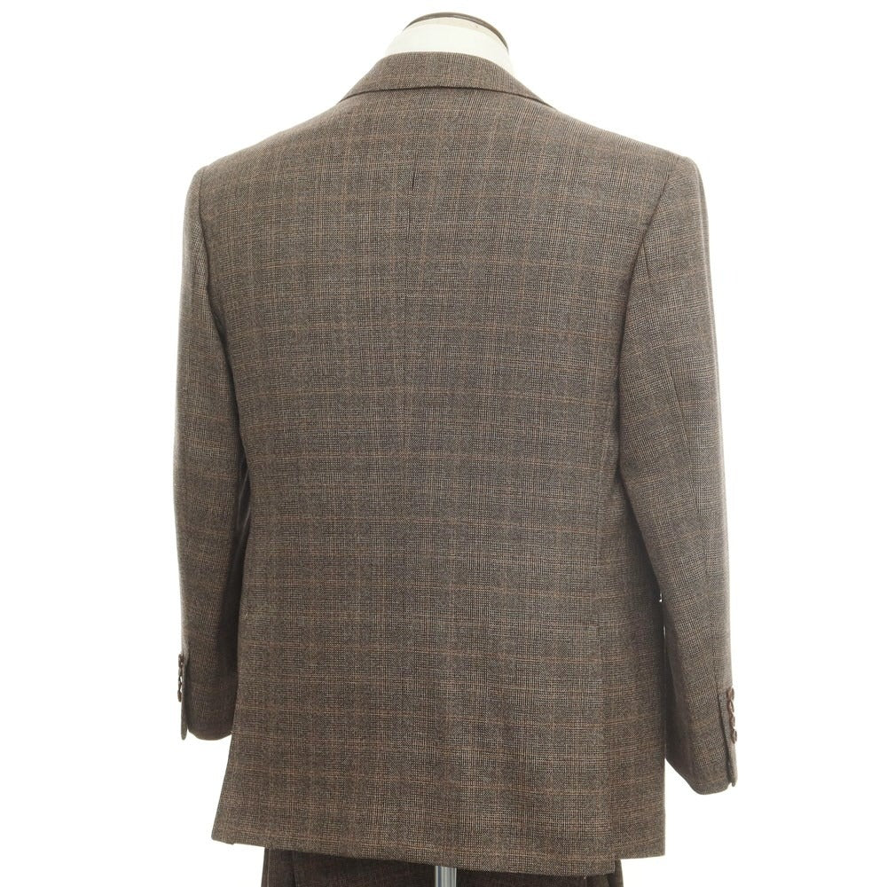 [Used] LIVERANO&amp;amp;LIVERANO Wool Check 3B Set-up Suit Brown [Size not specified (approximately XL)] [BRW] [A/W] [Condition Rank A] [Men&