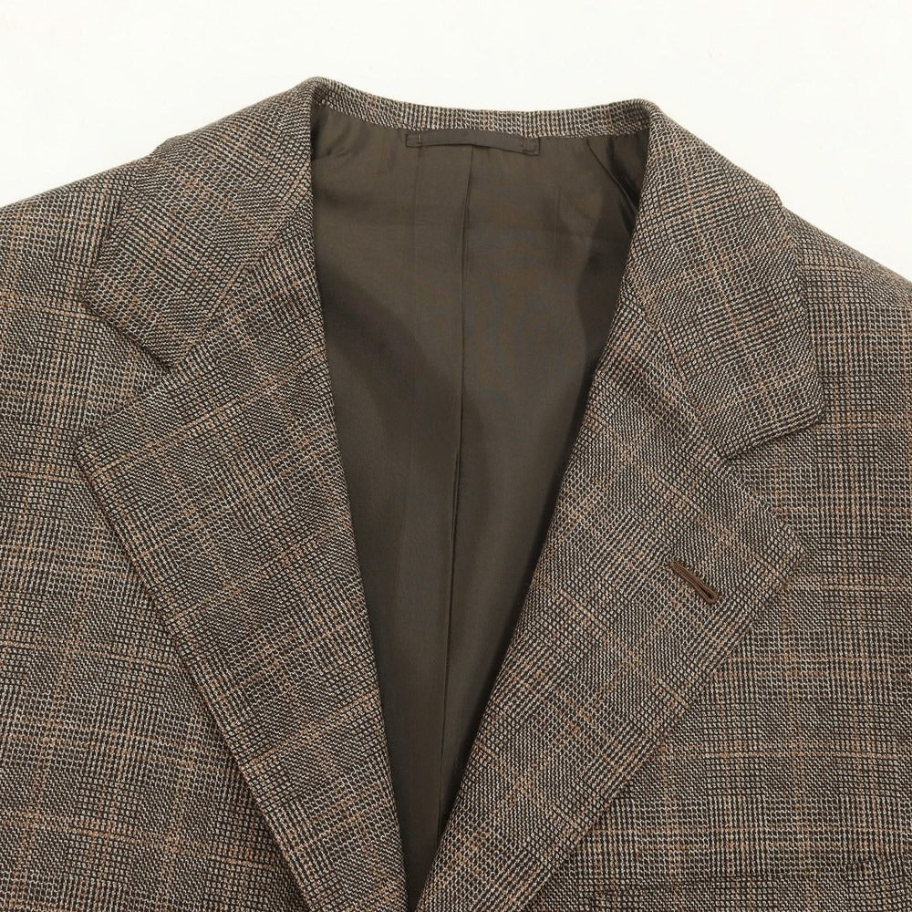 [Used] LIVERANO&amp;amp;LIVERANO Wool Check 3B Set-up Suit Brown [Size not specified (approximately XL)] [BRW] [A/W] [Condition Rank A] [Men&