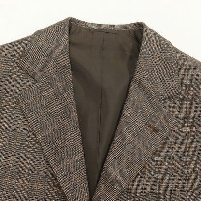 [Used] LIVERANO&amp;amp;LIVERANO Wool Check 3B Set-up Suit Brown [Size not specified (approximately XL)] [BRW] [A/W] [Condition Rank A] [Men&