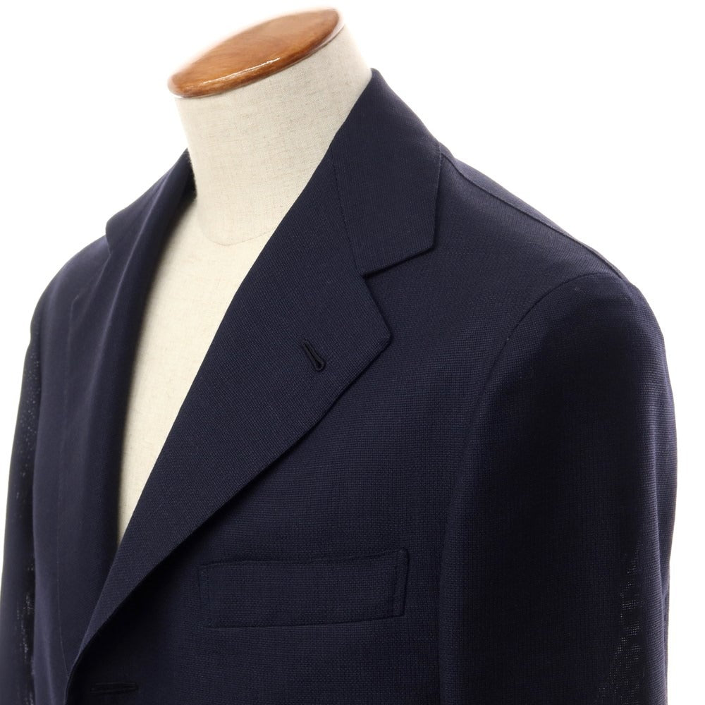 [Used] LIVERANO&amp;amp;LIVERANO Wool 3B Tailored Jacket Navy [Size not listed (approximately M)] [NVY] [S/S] [Condition Rank B] ​​[Men&
