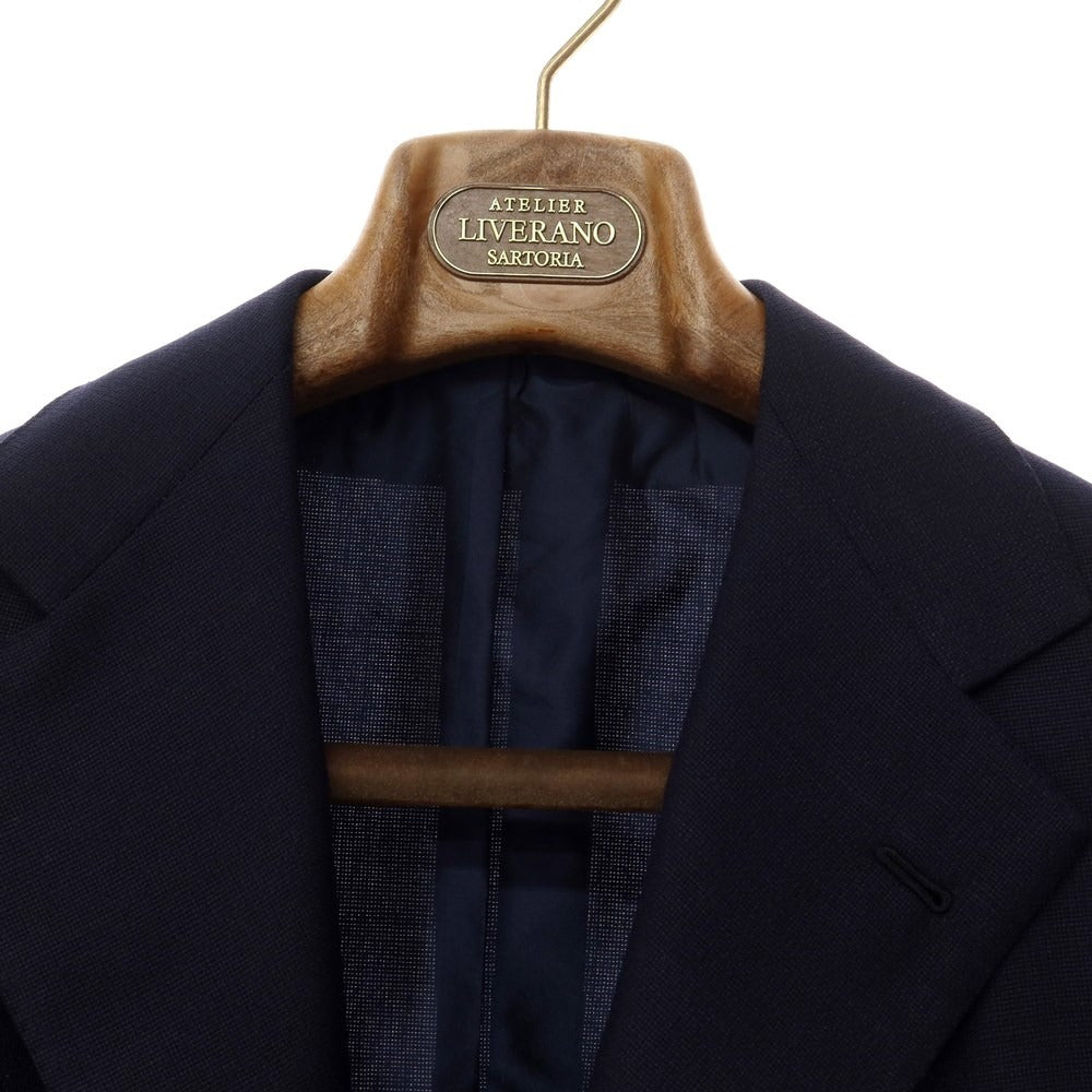 [Used] LIVERANO&amp;amp;LIVERANO Wool 3B Tailored Jacket Navy [Size not listed (approximately M)] [NVY] [S/S] [Condition Rank B] ​​[Men&